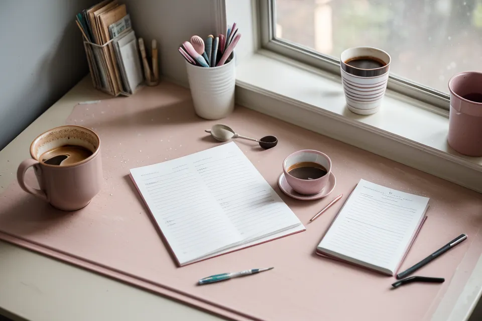 Feuille A4 avec une regle et un crayon, pour retravailler la mise en page d'un CV administratif