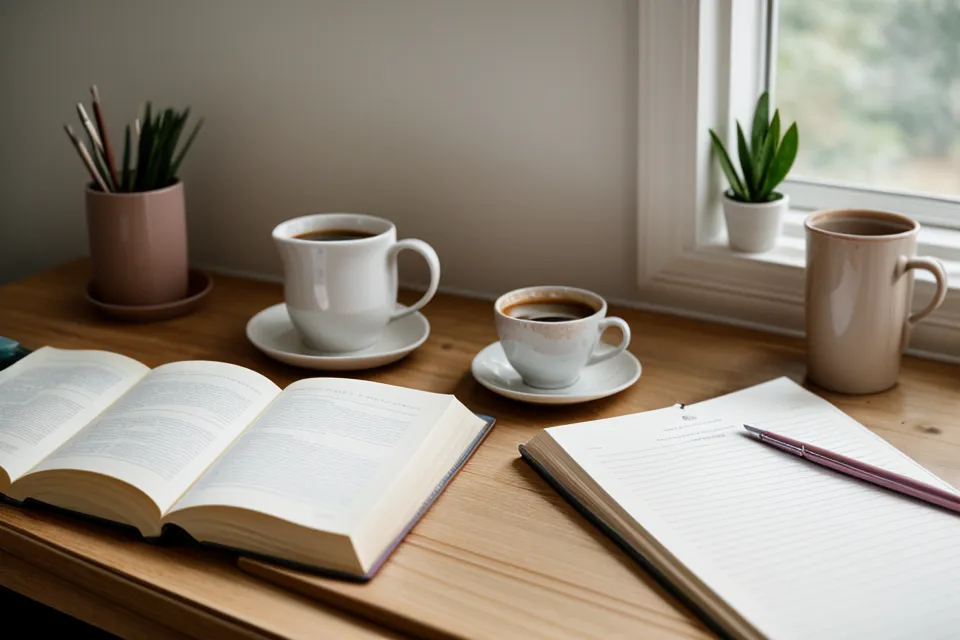 Carnet de notes manuscrites et stylo sur un bureau, pour préparer une relance de candidature réfléchie.